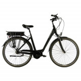 Bicicleta Electrica Corwin 28328, roti 28inch, L, Viteza maxima 25 km/h, Putere motor 250 W (Negru), DHS