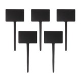 Set 5 bucati Tablete cu Tabla Neagra pentru Creta Lichida, 18x8cm, Dubla Fata, CMCLASS