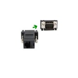 Extensie video VGA tata la CAT5 CAT6 RJ45 Adaptor cablu