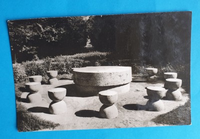 Carte Postala circulata veche - Targu Jiu - Masa Tacerii de Constantin Brancusi foto