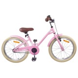 vidaXL Bicicletă pentru Copii 22 Inci pentru 7-12 ani Roz deschis 42009198