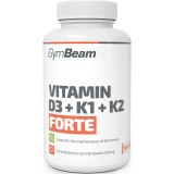 GymBeam Vitamin D3 + K1 + K2 Forte capsule &icirc;n sprijinul sistemului imunitar 120 caps.