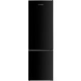 Combina frigorifica Heinner HC-HM262BKE++, clasa E, capacitate 262L, H 180cm, iluminare LED, usi reversibile, Negru