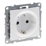Priza schuko conectata Legrand Suno alb 722180