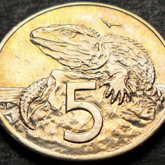 Moneda exotica 5 CENTI - NOUA ZEELANDA, anul 1987 * cod 5235