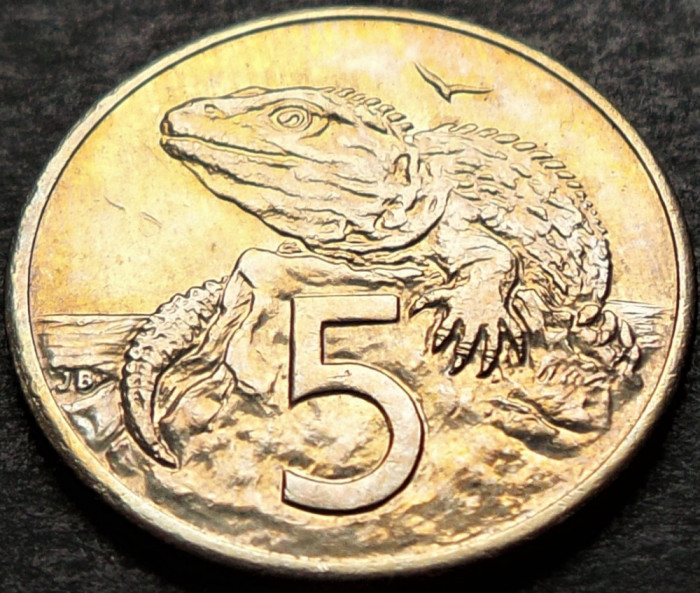 Moneda exotica 5 CENTI - NOUA ZEELANDA, anul 1987 * cod 5235