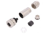 Mufă M12 5 PIN mamă Profibus IP67 pe cablu 6-8mm