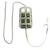 Montura Crap Orange cu Cosulet Feeder In-Line 40g, No.4