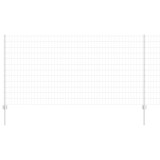 VidaXL &Icirc;ngrădire cu st&acirc;lpi Argintiu 1.2 x 10 m Oțel 3336164