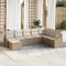 vidaXL Set de canapele pentru grădină 8 pcs Bej Rattan poli 3346841