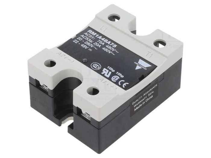 Releu semiconductor 75A 22-48VDC