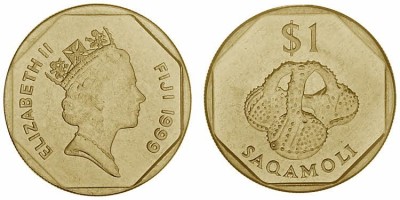 Fiji 1999 - 1 dollar UNC foto