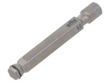 Capăt de șurubelniță imbus sferic HEX 6mm, lungime totală 50mm