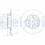 DELPHI BG3994 Disc frana