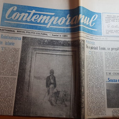 ziarul contemporanul 9 martie 1990-interviu emil cioran
