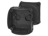 Carcasă cutie conexiuni IP66 neagră 84mm x 84mm x 55mm