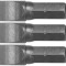 Set 3 Biti 1/4'' 8X25Mm