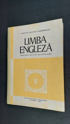 LIMBA ENGLEZA CLASA A XI A - ANUL VII DE STUDIU foto