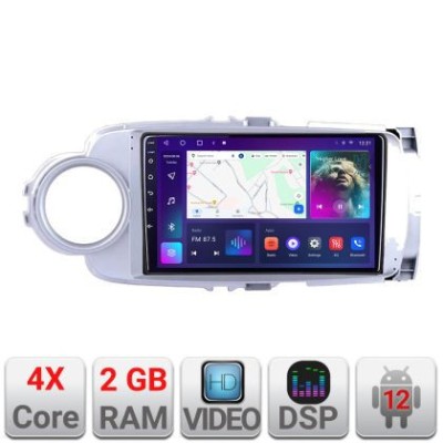 Navigatie Toyota Yaris 2010-2018 A-YARIS10 2+32 GB Android Waze USB Navigatie Internet Youtube Radio CarStore Technology foto