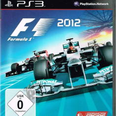 joc PS3 F1 2012 Formula 1 Joc Playstation 3 de colectie aproape nou