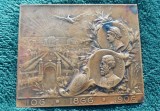 Placheta Carol I - Regele Vegheaza Romania Infloreste 1906