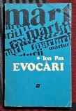 Evocari - Ion Pas Contine dedicatie, data si semnatura autorului