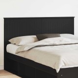 vidaXL Tăblie cap cu headboard Stejar Negru 160 cm Lemn compozit 887737