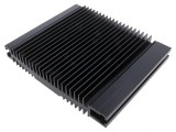 Radiator extrudat cu aripioare negru 180mmx218mmx37mm