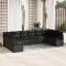 vidaXL Set de canapele pentru grădină 10 pcs Negru Rattan poli 3346563