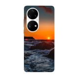 Husa compatibila cu Huawei Nova 9 model Sea at the dawn, Silicon, TPU, Viceversa, Transparent, Carcasa