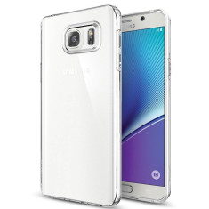 Husa SAMSUNG Galaxy Note 5 - Jelly Clear (Transparent) Anti-Ingalbenire foto