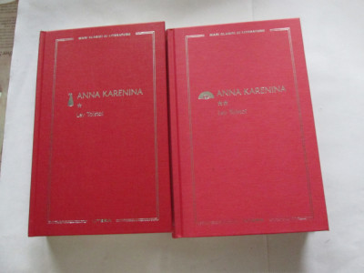 ANNA KARENINA - LEV TOLSTOI (VOL I SI II) foto