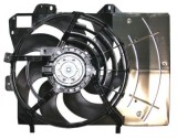 Ventilator radiator GMV Citroen C-Elysee, C2 (Jm), C3 1 (Fc), C3 Ii, C3 Picasso, C3 Pluriel (Hb), Ds3; Peugeot 1007 (Km), 2008, 207 (Wa, Wc), 208, 30, Rapid