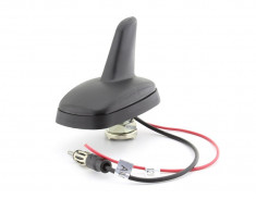 Antena SHARK, radio AM/FM, cu amplificare semnal, 12V, 4CarMedia - 001118 foto