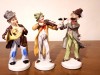 Muzicantii din Bremen, bibelou / figurina vintage din porțelan