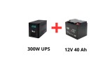 IPS Alimentare ne&icirc;ntreruptibilă pentru pompe de circulație 300W + acumulator 40Ah