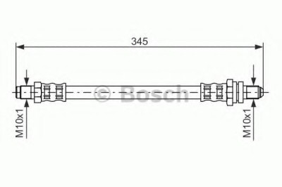 Conducta / cablu frana FORD FIESTA IV (JA, JB) (1995 - 2002) BOSCH 1 987 476 447 foto