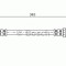 Conducta / cablu frana FORD FIESTA IV (JA, JB) (1995 - 2002) BOSCH 1 987 476 447