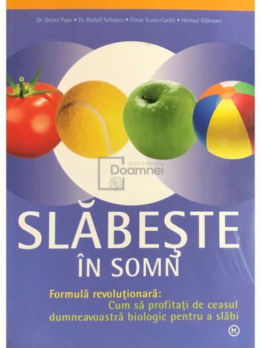 Detlef Pape - Slabeste in somn (Editia: 2007)