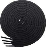 Set de 2 perechi de sireturi pentru pantofi Lorpops, negru, poliester, 100 cm x 2,4 mm