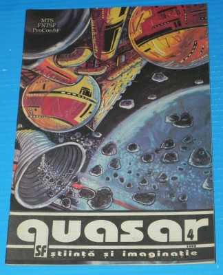 Revista sf Quasar nr 4 1992 science fiction foto