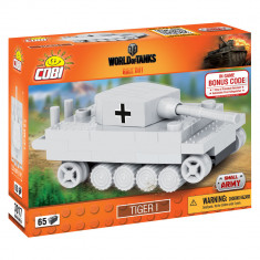 Set de construit Cobi, World of Tanks, Tiger I Nano Tanc (65 pcs) foto