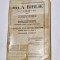 MICA BIBLIE CU CHIPURI PENTRU FOLOSINTA SCOLARILOR SI A TUTUROR CRESTINILOR - ARHIMANDRITUL SCRIBAN SI PAUL SAVIN - 1939