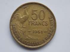 50 FRANCS 1951 FRANTA foto