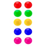 Cumpara ieftin Set 10 magneti colorati pentru tabla magnetica, Springos, diametru 30 mm, Multicolor