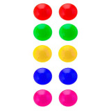 Set 10 magneti colorati pentru tabla magnetica, Springos, diametru 30 mm, Multicolor