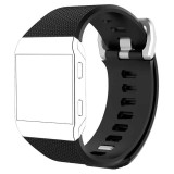 Cumpara ieftin Bratara siliconica Edman pentru Fitbit Ionic, marimea L, Negru