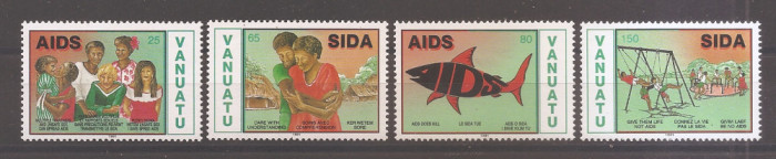 Vanuatu 1991 - Ziua Mondială &icirc;mpotriva SIDA, MNH