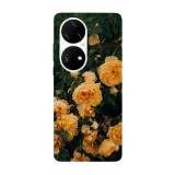 Husa compatibila cu Huawei Nova Y70 model Golden Celebration Rose, Silicon, TPU, Viceversa, Transparent, Carcasa