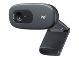CAMERA web LOGITECH C270, HD 720 rez 1280 x 720, USB 2.0, microfon, negru, 960-001063 (timbru verde 0.18 lei)